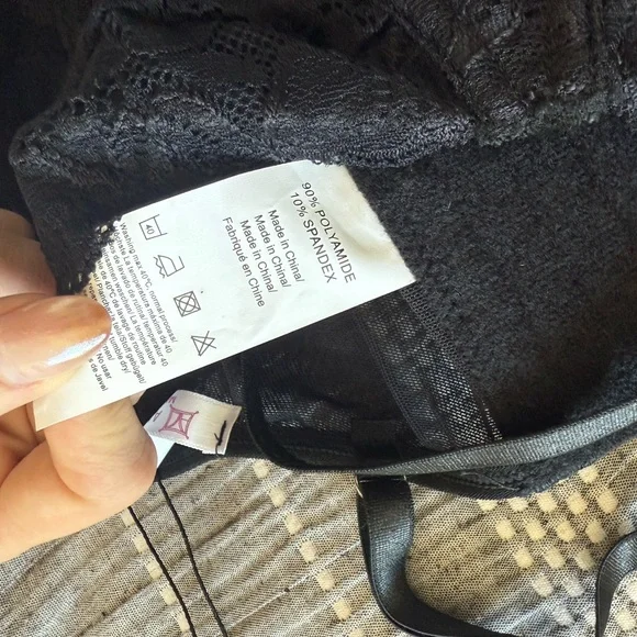 AVIDLOVE Black Lace Bustier Size S - Picture 3 of 4